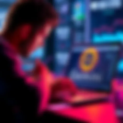 A worried person looking at a laptop screen displaying Gemini Exchange's logo, highlighting concerns about asset safety and trust.