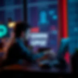 A person sits at a desk, looking at a laptop screen displaying a Gemini customer support page, concerned about fake accounts.