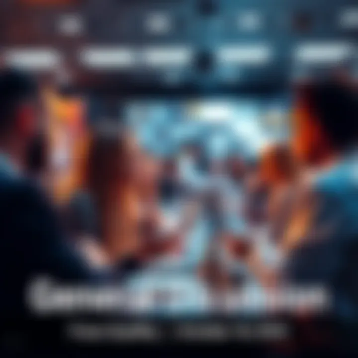 General Discussion Forum People engaged in conversation in an online forum setting