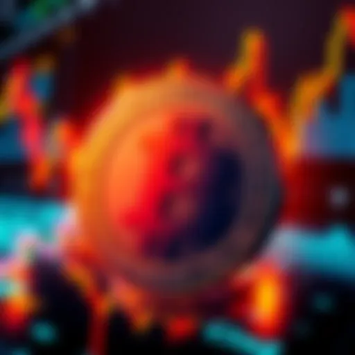 A logo of a German bank with a digital currency coin and financial charts in the background, symbolizing the launch of crypto trading by 2026.