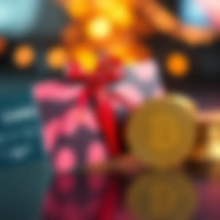 A gift card next to a digital currency logo, symbolizing transactions with XMR.