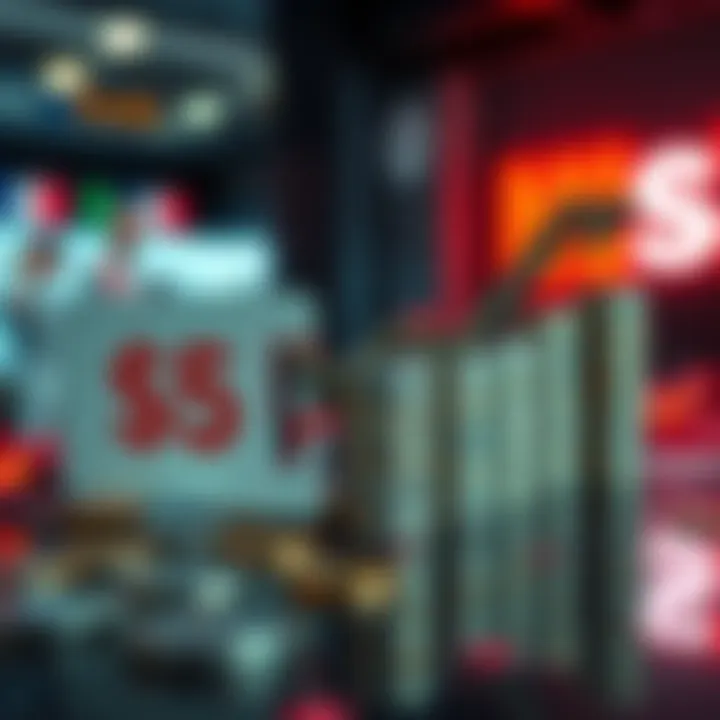 A visual representation showing a surge in gift card prices, with a $5 card now appearing next to a large number of sweatcoins, highlighting the rising cost.