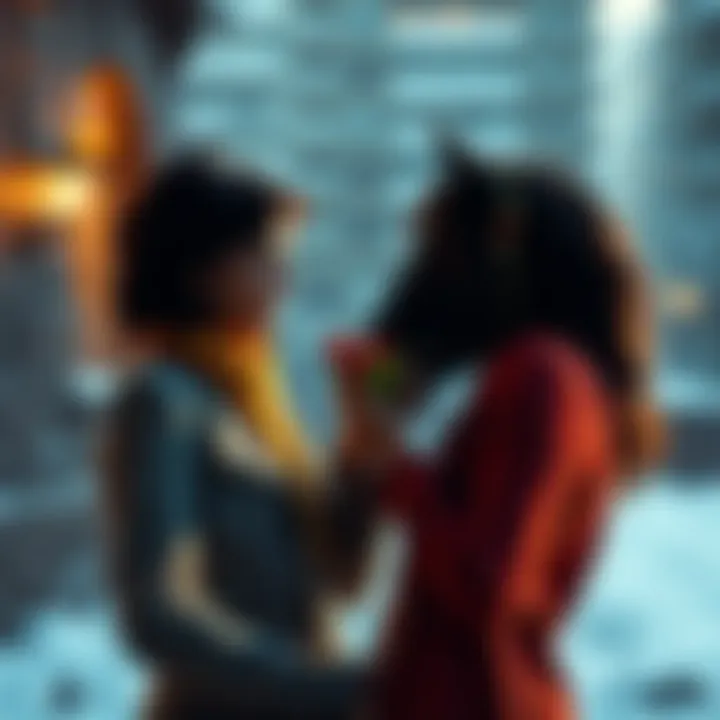 A thoughtful individual gracefully accepting a gift, representing the beauty of generosity