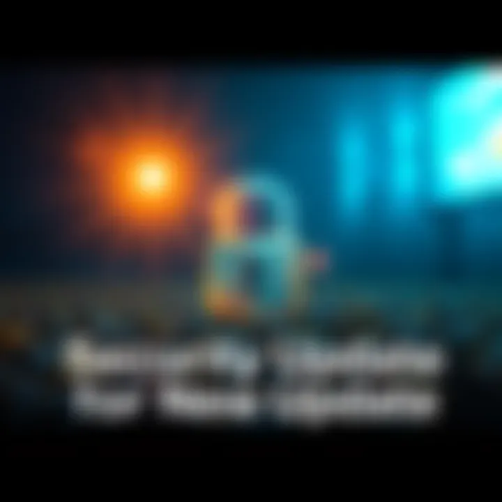 Graphic showing a security lock symbolizing the new update for Gigahorse with a reminder to farmers about block 8,655,000 deadline