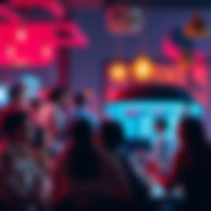 A diverse group of people discussing cryptocurrency in a community setting, symbolizing the link between global exchanges and local users.