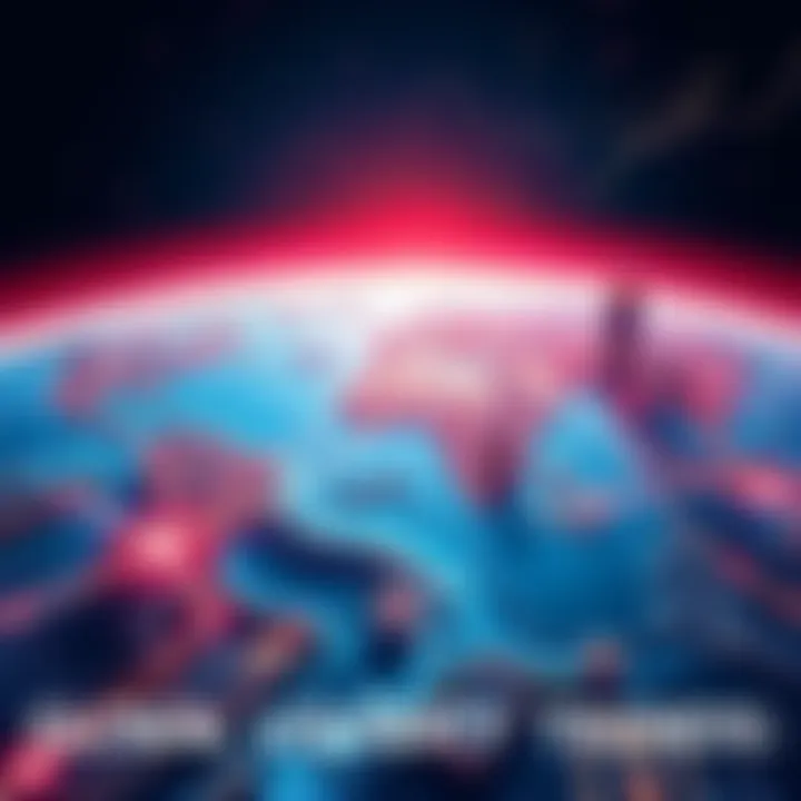 A visual representation of global liquidity flows affecting financial markets