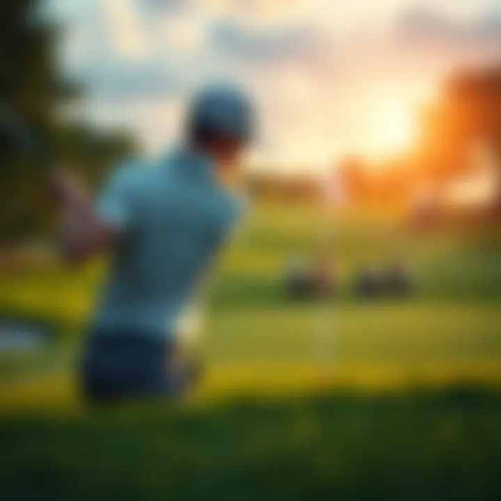 A golfer demonstrates skill by completing a challenge on the course without using AMP