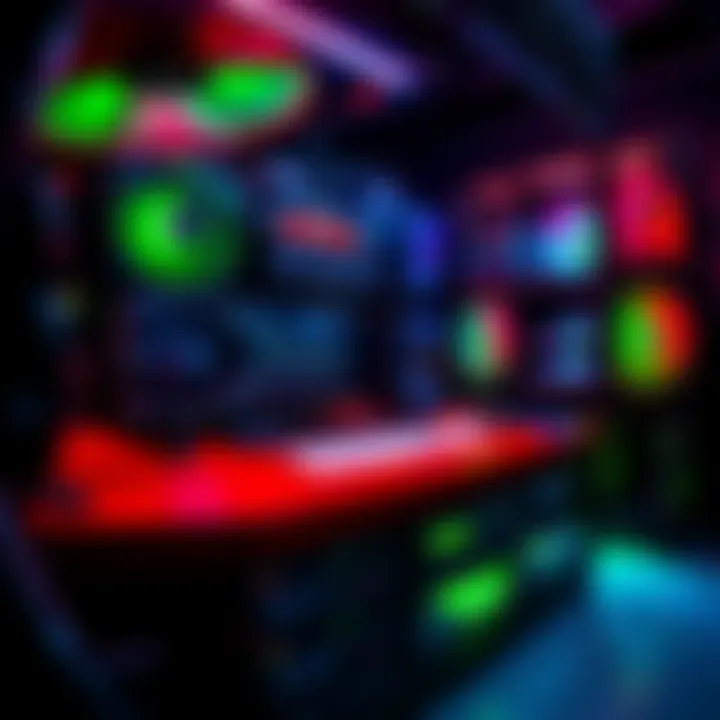 GPU Rig for Mining A powerful GPU rig with Nvidia A100 graphics cards set up for mining operations, with a focus on efficiency and performance.