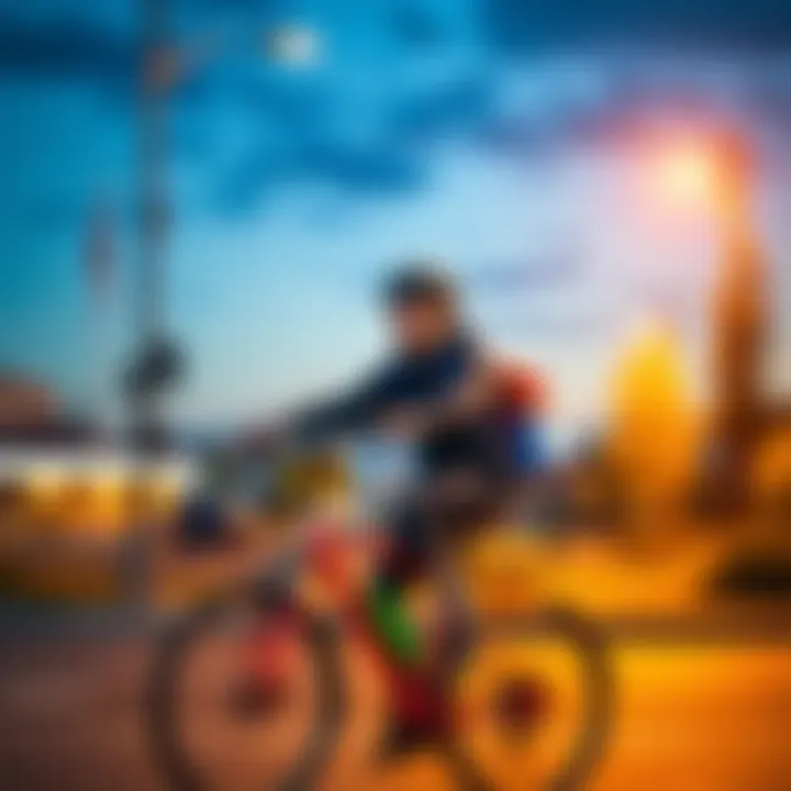 A grad student in Flagstaff, AZ, delivering Uber Eats on a bicycle, aiming to earn Bitcoin.
