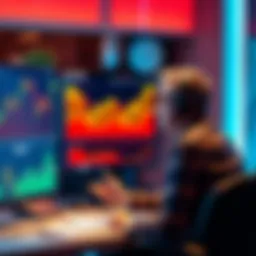 Graham Stephan sitting in front of a computer screen displaying Bitcoin charts, discussing its market outlook.