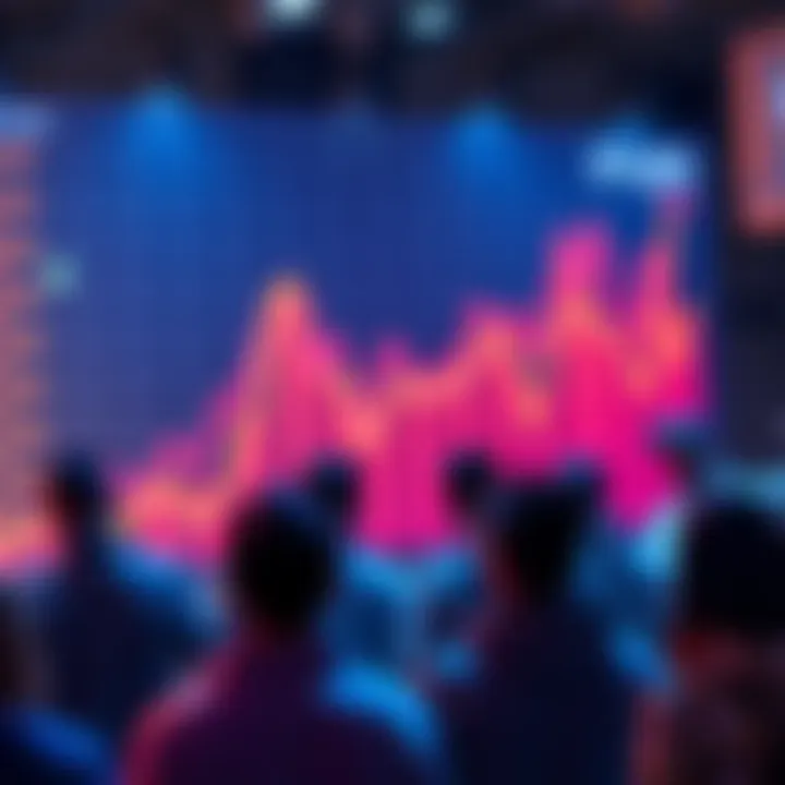 People engaging with all-time high charts on user boards, showing interest in market trends and sentiments.