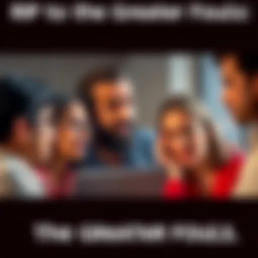 A group of people engaged in a discussion, showcasing varied expressions of confidence and uncertainty.