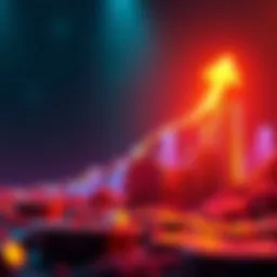 Growing Pi Coin Market Cap Graph showing the rising market cap of Pi Coin with arrows indicating upward trend