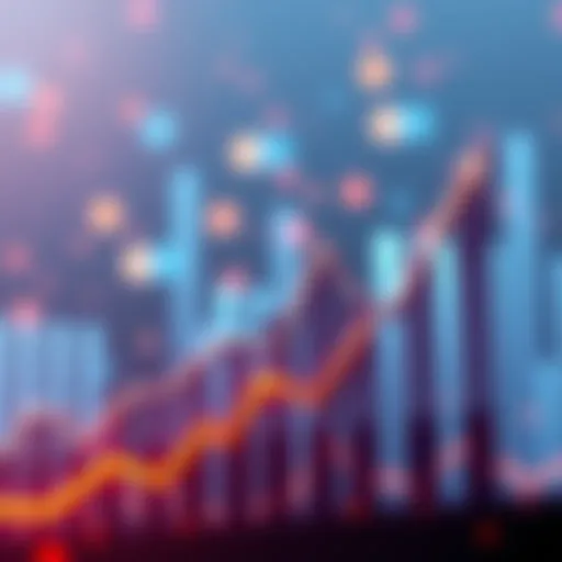 A graph showing upward trends representing the growth potential of 401jK in the market