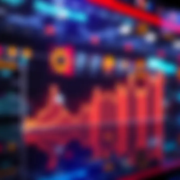 A line graph showing growth reaching 200,000 with future targets marked at 250,000, illustrating positive trends