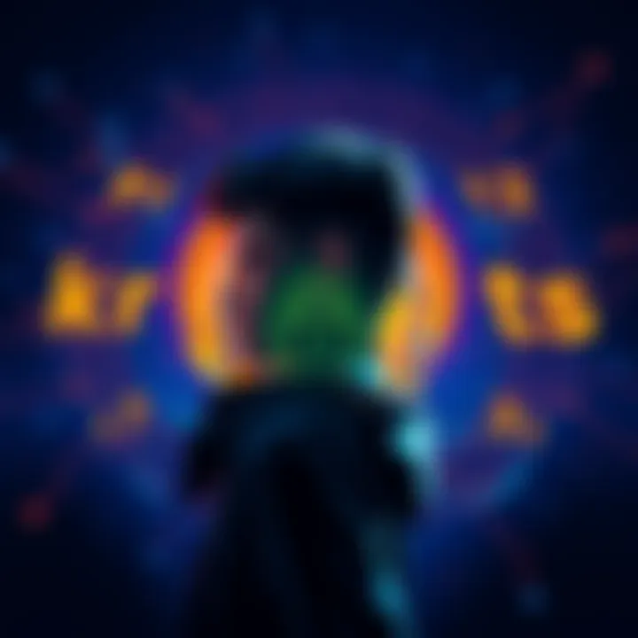 A person contemplating the security of cryptocurrency with a fractured seed phrase in the background