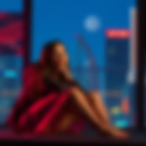 Hailey Welsh, known from Hawk Tuah, sitting in a thoughtful pose reflecting on her experiences with the memecoin crash.