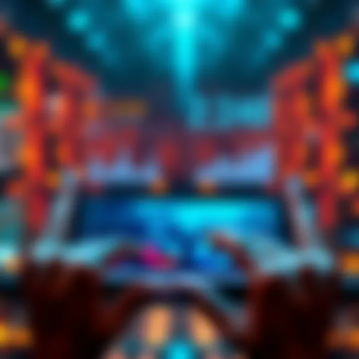 A person interacting with a digital tablet showing blockchain graphs and data, symbolizing the connection between human actions and technology.