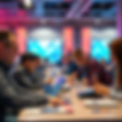 Participants engaged in hands-on activities exploring blockchain technology at the Polkadot Blockchain Academy