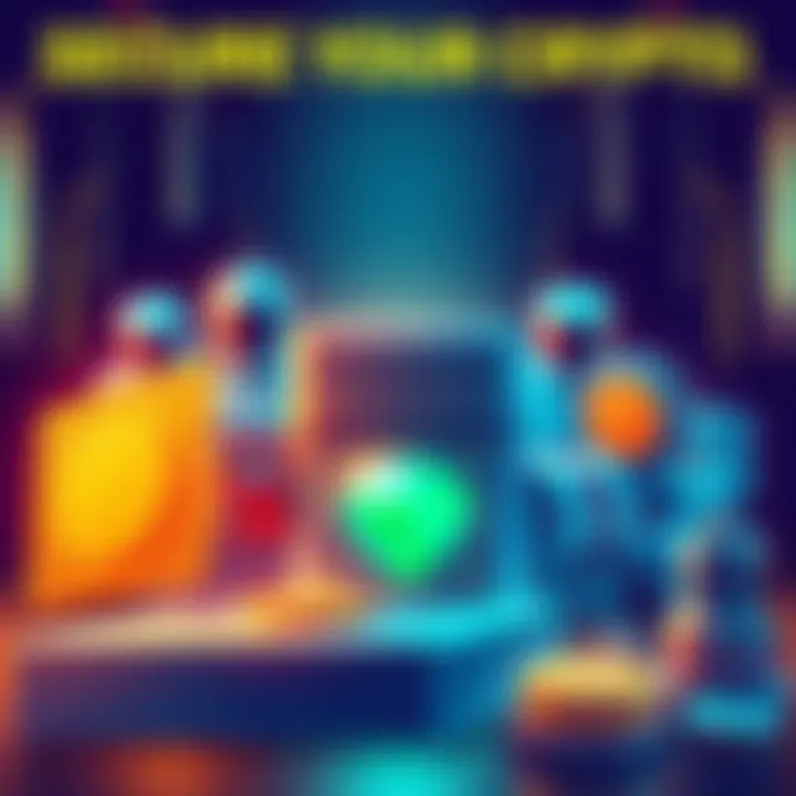 An illustration showcasing various hardwallet options for cryptocurrency storage.