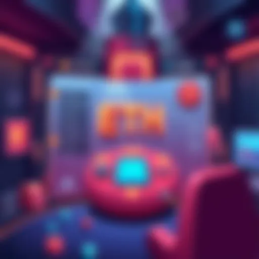 Illustration showing a digital interface of the Hashclue ETH game with clues, guesses, and wallet connection elements.