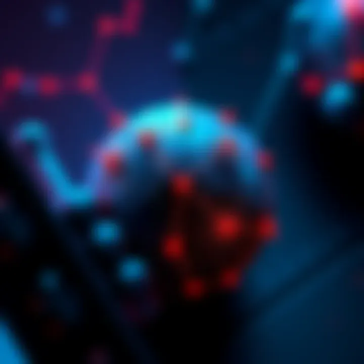 A graphic showing a split image with HashSphere on one side and Hedera mainnet on the other, illustrating the discussion on growth impact.