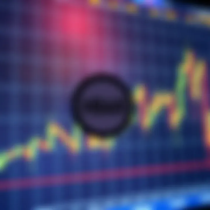 The HBAR logo displayed with a background of a fluctuating price graph showing mixed trends
