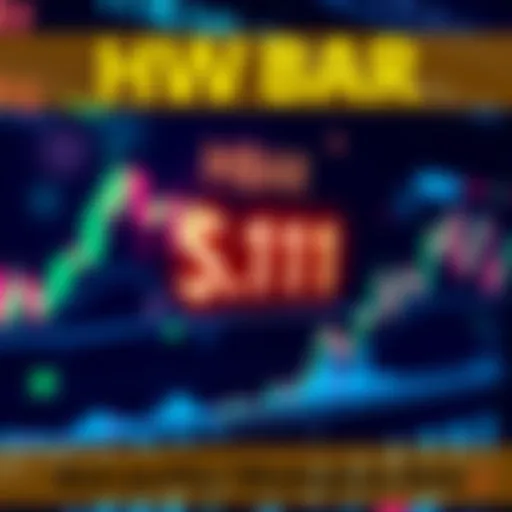 Investing in HBAR at $0.11 A close-up of a digital screen showing HBAR price at $0.11, with charts and investment icons in the background