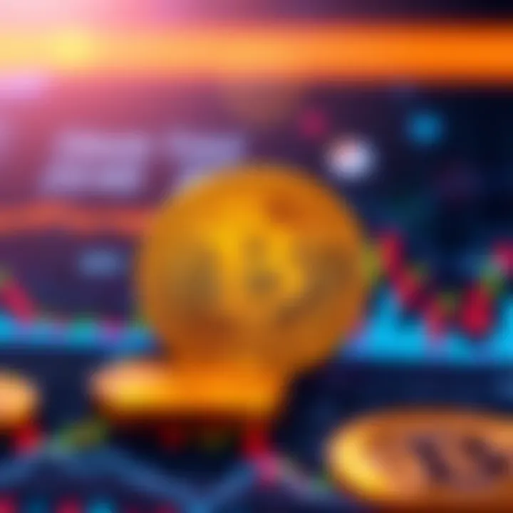 A graphic showing HBAR token with a digital background, highlighting its potential use cases and comparison with other cryptocurrencies.