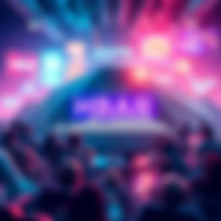 A graphic showing HBAR's rise in popularity with people discussing trends on CryptotwitsHQ