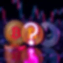 Visual representation of HBAR, Bitcoin, and Ethereum logos with a question mark overlay, symbolizing the debate on cryptocurrency preferences among institutions.