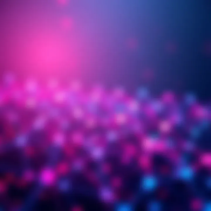 Hedera's Hashgraph Technology Revolutionizing Blockchain Visual representation of Hedera's scalable blockchain technology with vibrant graphics showcasing its innovative features and growth potential