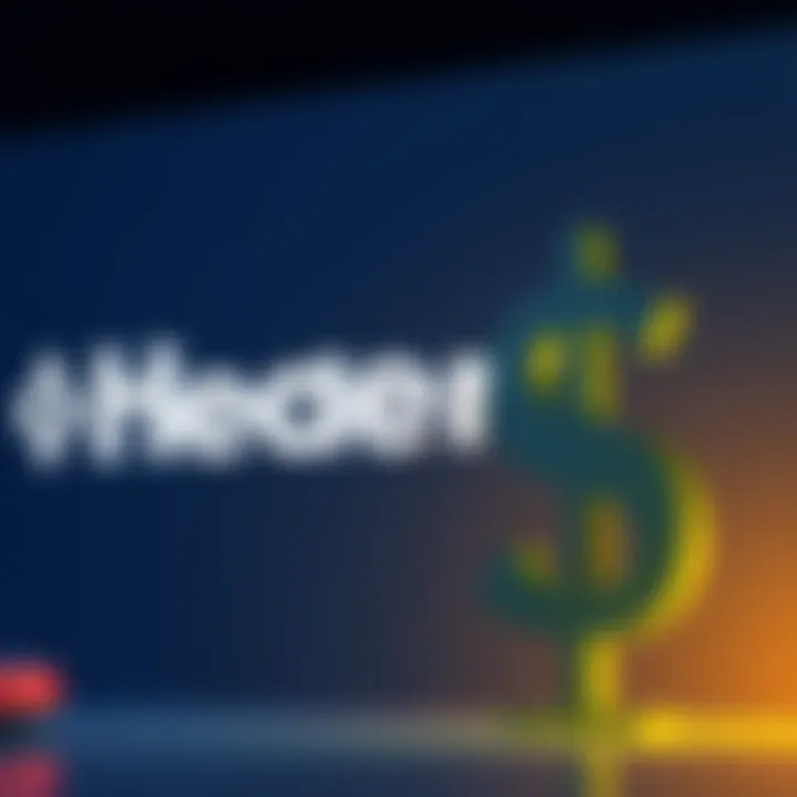 Hedera logo next to a dollar sign, symbolizing price growth potential.