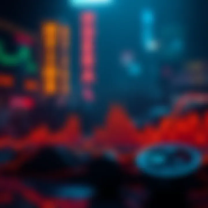 Graph illustrating Hedera's value changes and market trends