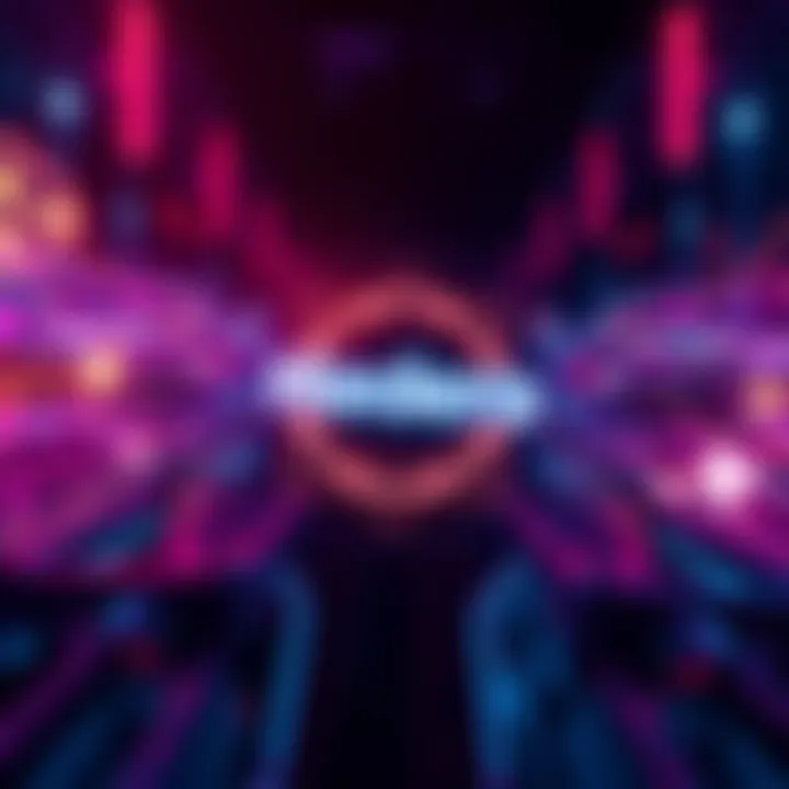 A graphic showing Hedera's logo with symbols of speed and efficiency, representing its dominance in blockchain technology.