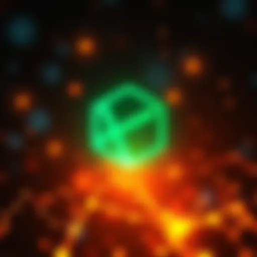 A graphic representation of the Hedera cryptocurrency logo, symbolizing its potential in the crypto ecosystem