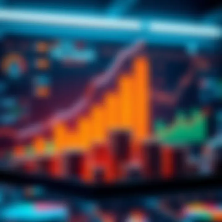 Hedera Real World Assets Development A digital representation of Hedera's advancements in Real World Assets within the crypto market, featuring charts and graphs illustrating growth.