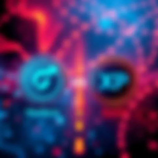 A graphic comparing Hedera and XRP with icons representing speed and security, showcasing Hedera as a strong alternative for transactions.