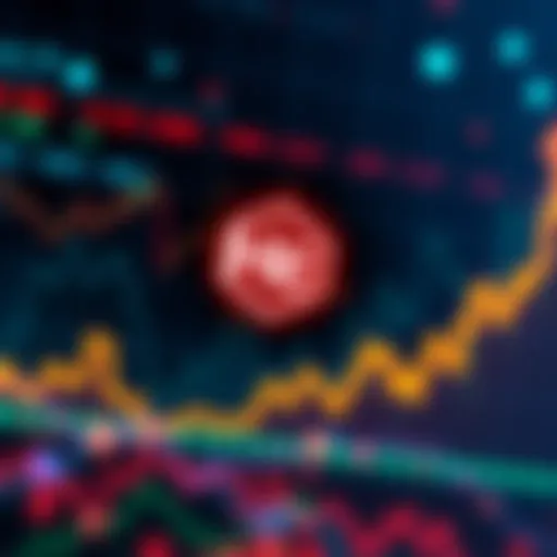 Graph showing Hex's rise to the 4th position in the cryptocurrency market with upward trend indicators