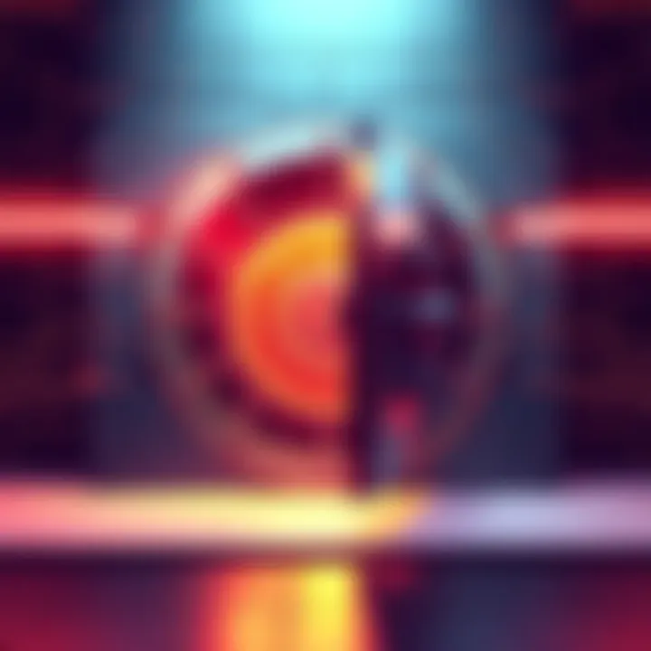 Illustration of a digital vault representing unmatched security in HEX smart contracts