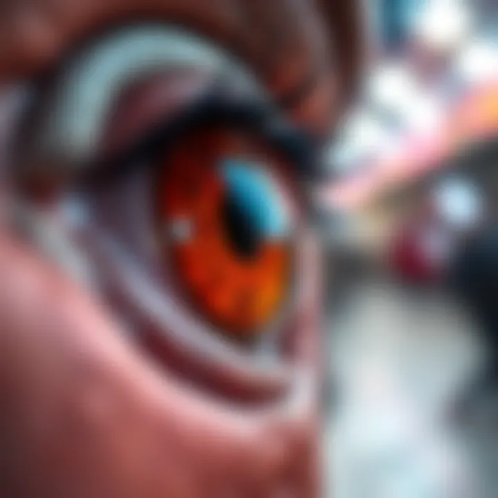 A close-up view of an image with a subtle hidden detail for viewers to find.