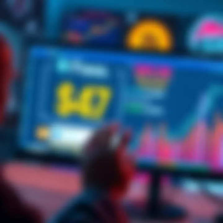 A person looking at a screen showing a $47 transaction fee in cryptocurrency, looking frustrated.
