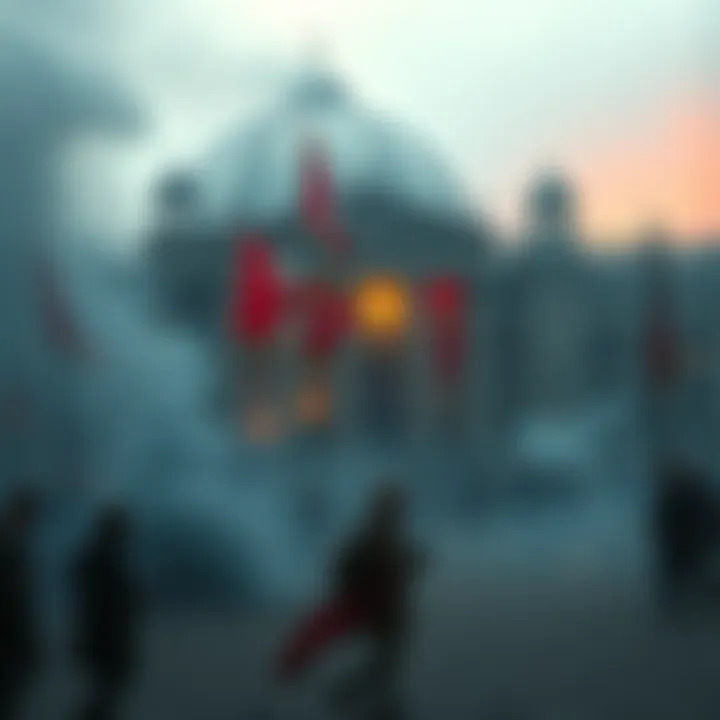 Echoes of the Past: A Visual Journey Through History A captivating representation of historical events influencing modern society