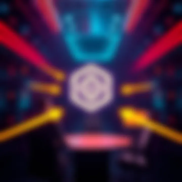 Graphic showing $HOGE logo with arrows indicating growth and community engagement on Base network