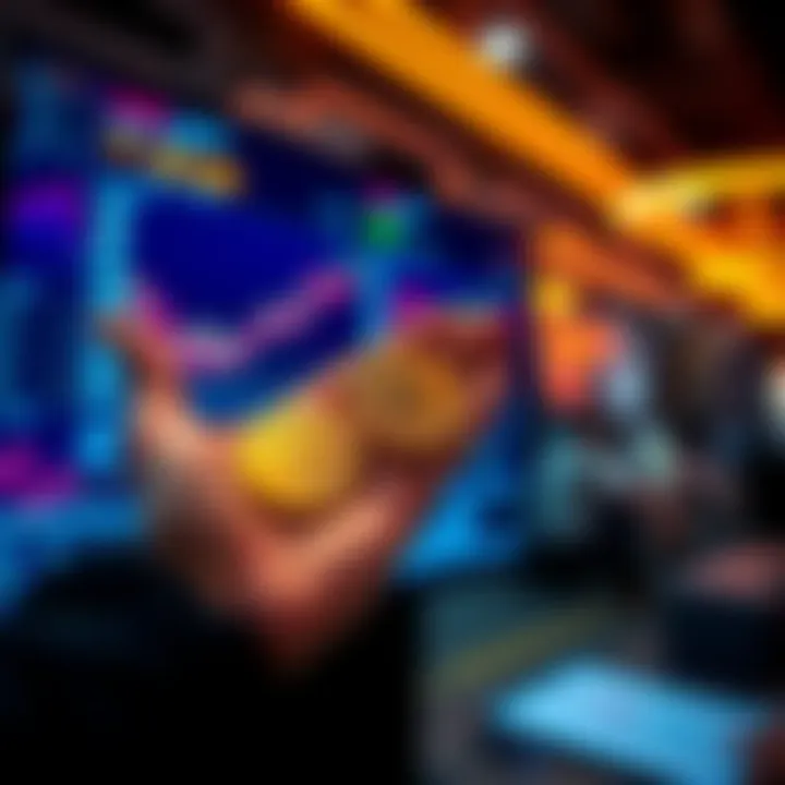 Person looking at a screen displaying COMP tokens and price charts