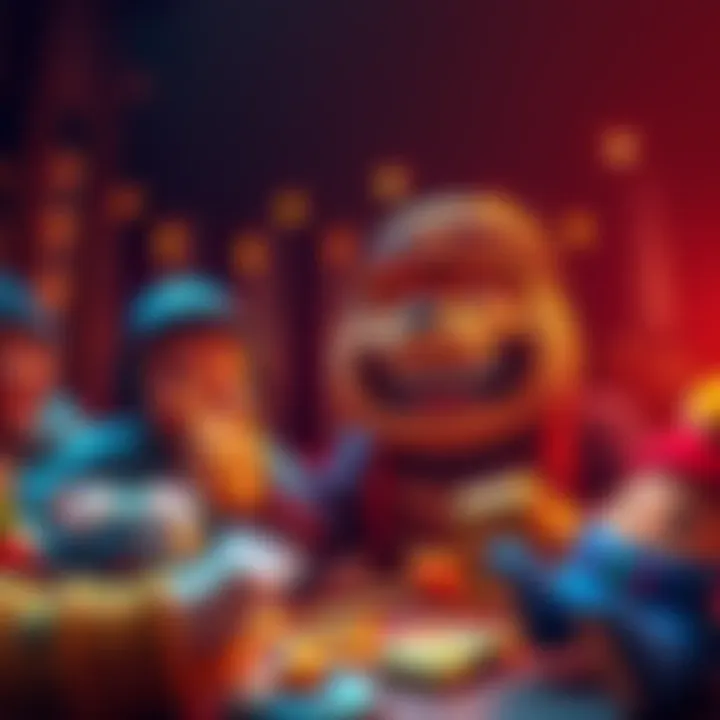 Colorful graphic showcasing a meme contest with humorous Honeygain memes and rewards