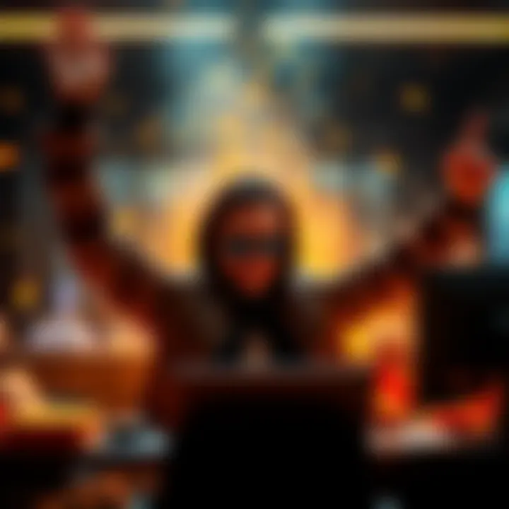 A user celebrating their earnings from Honeygain on a Linux system