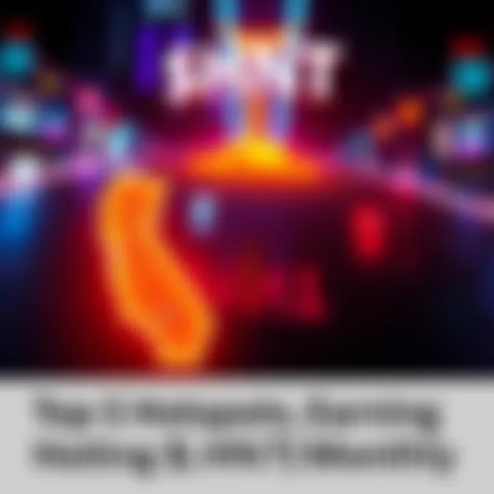 Hotspot Earning $HNT Map showing hotspots in California and Florida that earn $HNT monthly