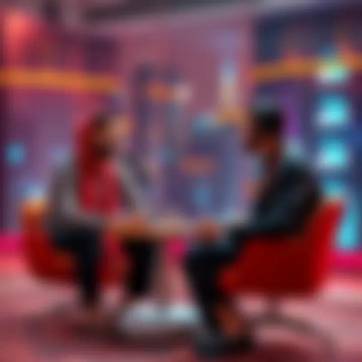 Erbil, co-founder of Huma Finance, discussing PayFi and DeFi on the Exploring Solana Podcast set