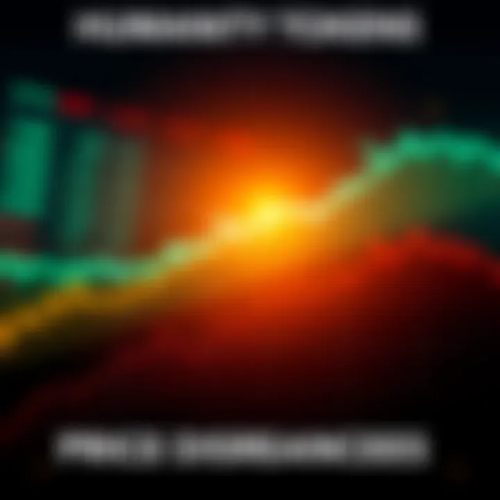 A visual representation of Humanity tokens with varying prices on different blockchains, highlighting the contrast in values and a downward trend indicating a price crash after theft.